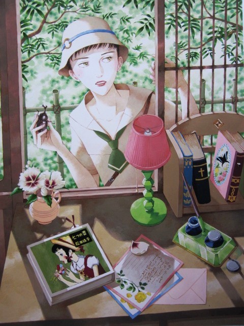 鳩山郁子イラスト集　『Littéraire リテレール』　2011_b0218369_07401877.jpg