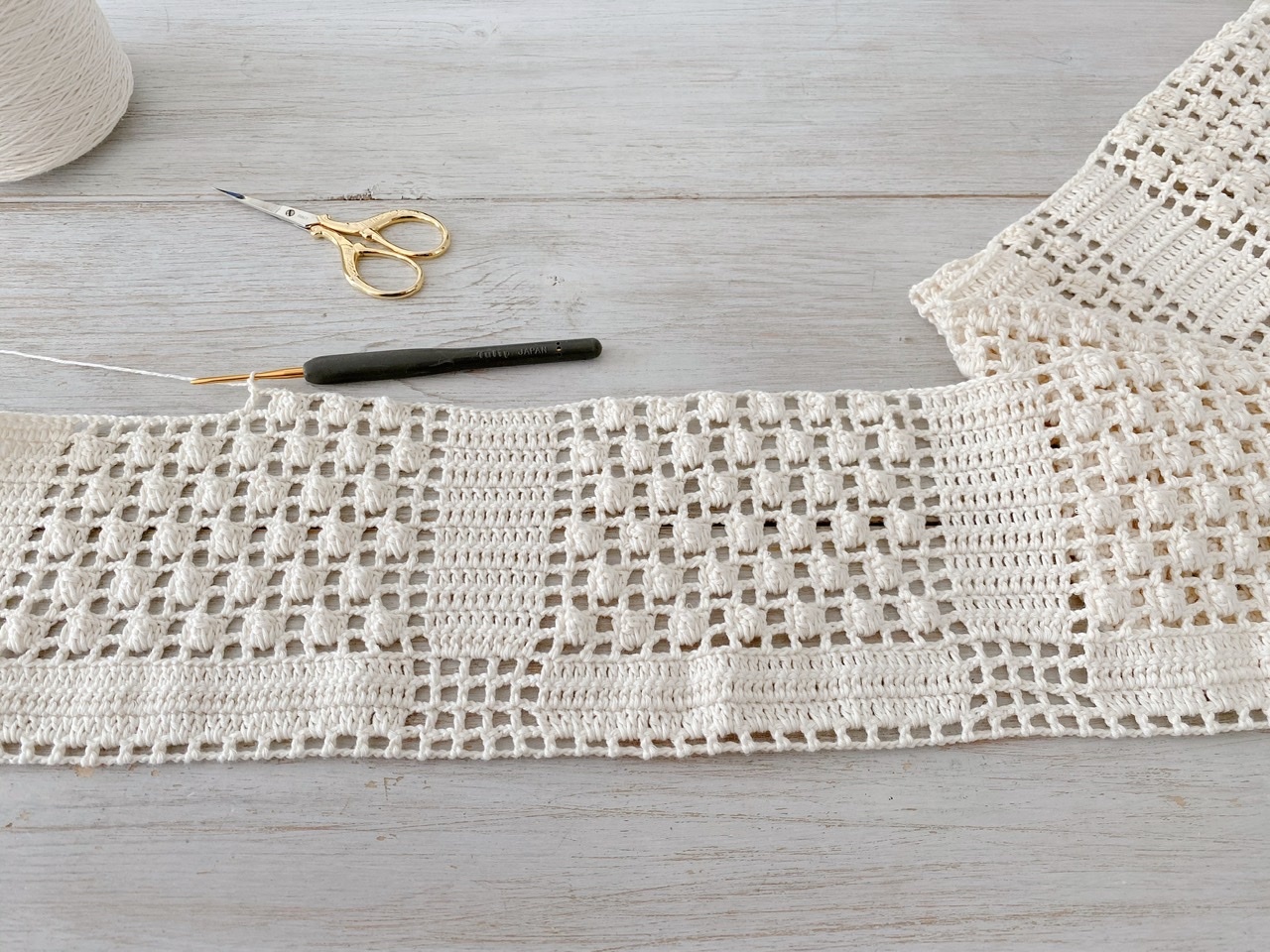 方眼編みで ブランケット*_f0348775_08505822.jpeg