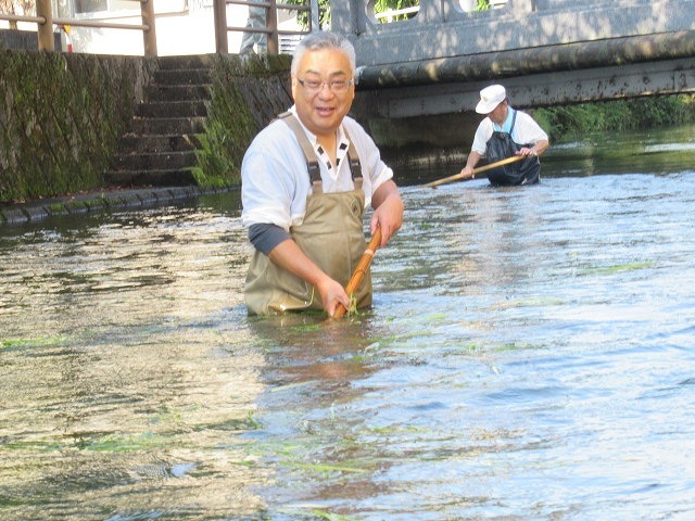 気温がグングン上がる中、上流部の方々も参加した田宿川の川そうじ_f0141310_07215950.jpg