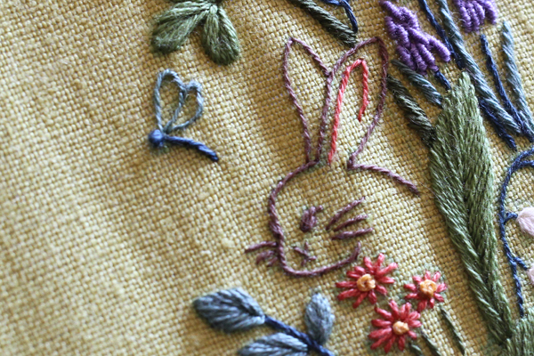 ウサギさんの刺繍をしました_e0333647_15414149.jpg