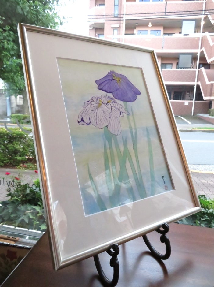 絵画の額装をさせて頂きました モリス正規販売店のブライト _c0157866_18464072.jpg