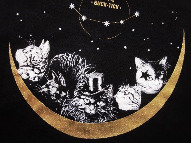 ◆①「BUCK-TICK 2018 TOUR No.0」オフィシャルグッズにイラストを提供しました。（猫編）_b0218369_10020615.jpg