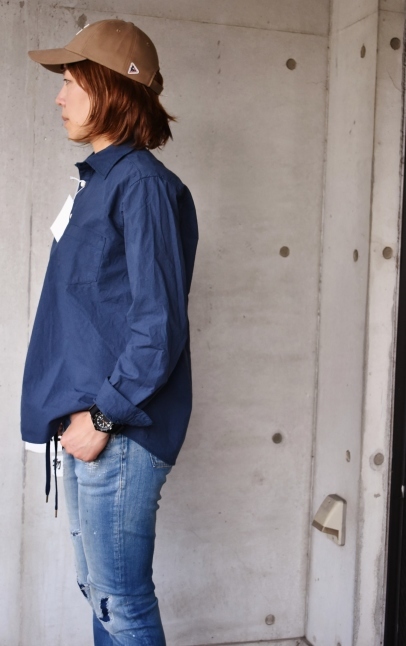 Spinner Bait 馬布Cotton NAVY SHIRTS_d0152280_06191739.jpg