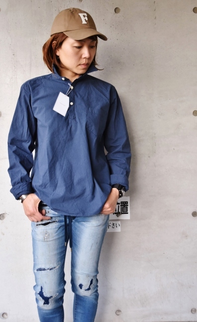 Spinner Bait 馬布Cotton NAVY SHIRTS_d0152280_06193367.jpg