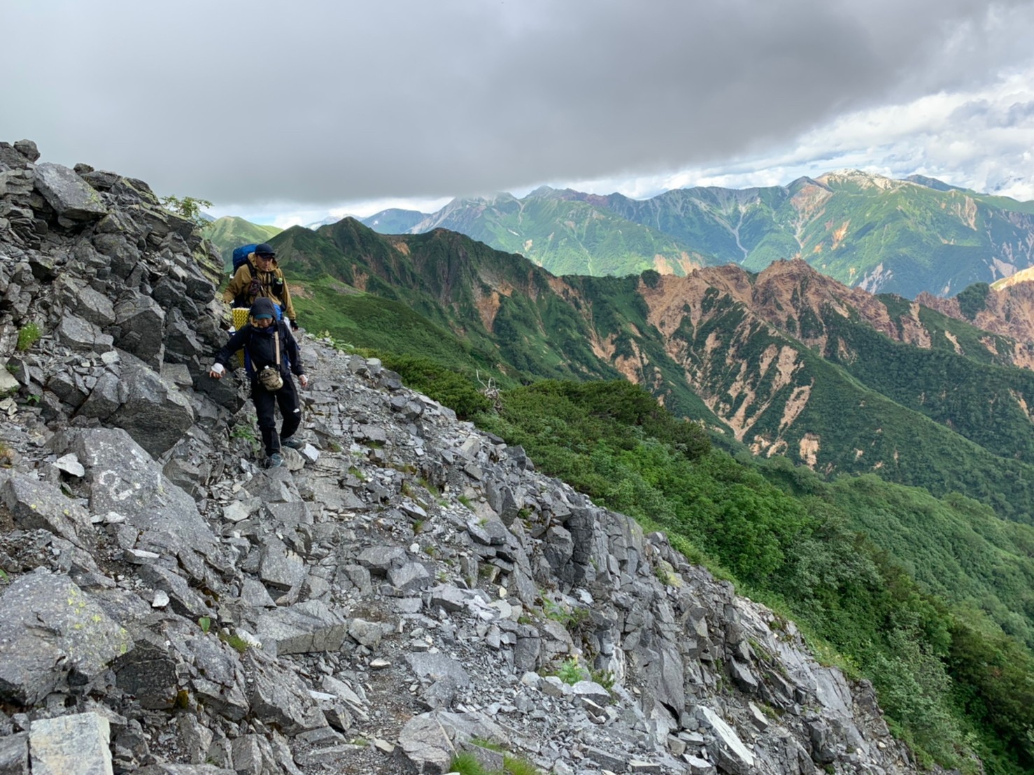 2020年夏山　②　西鎌尾根より槍ヶ岳　_e0271890_12544597.jpg