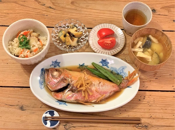 いただきもの「サザエ」 と おうちごはん♪ _d0249193_20592750.jpg