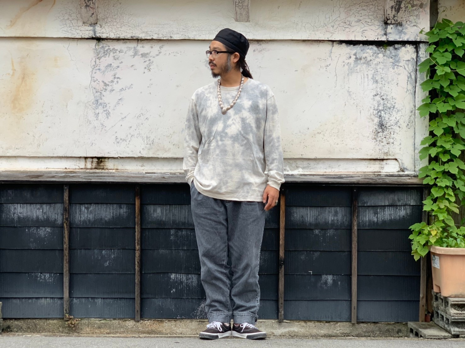\"Nasngwam.×JAVARA\"<<EARTH L/S TEE>>雪Style~NORI~_c0167336_21385682.jpg
