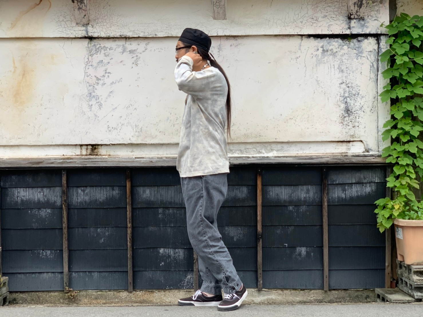 \"Nasngwam.×JAVARA\"<<EARTH L/S TEE>>雪Style~NORI~_c0167336_21393757.jpg