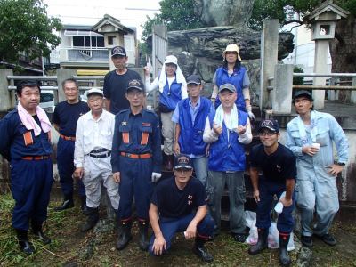 名勝和歌の浦クリーンアップ 和歌浦忠魂碑_c0367107_16511146.jpg