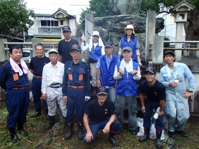 名勝和歌の浦クリーンアップ　和歌浦忠魂碑_c0367107_16511146.jpg