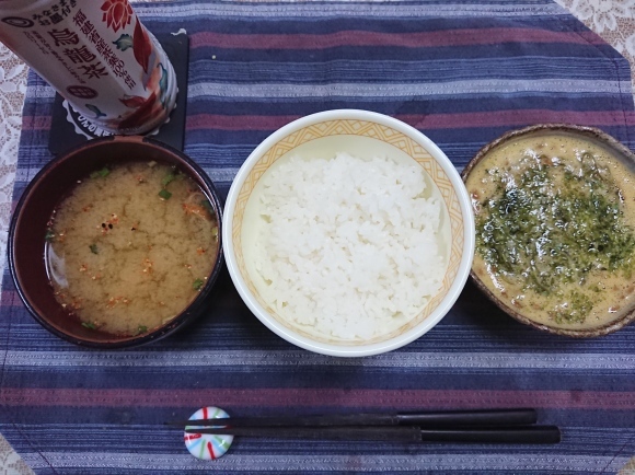 8/23 納豆玉子めかぶオクラかけごはん@自宅_b0042308_14113733.jpg