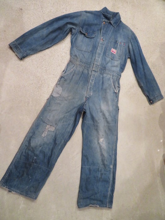 40\'s PIONEER DENIM INDUSTRI-ALLS + 明日、水曜日は店休日となります !!_e0187362_13192548.jpg
