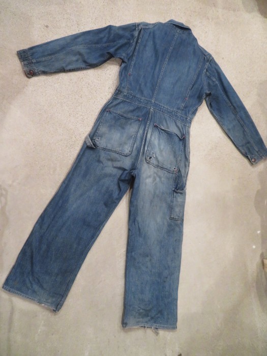 40\'s PIONEER DENIM INDUSTRI-ALLS + 明日、水曜日は店休日となります !!_e0187362_13440783.jpg