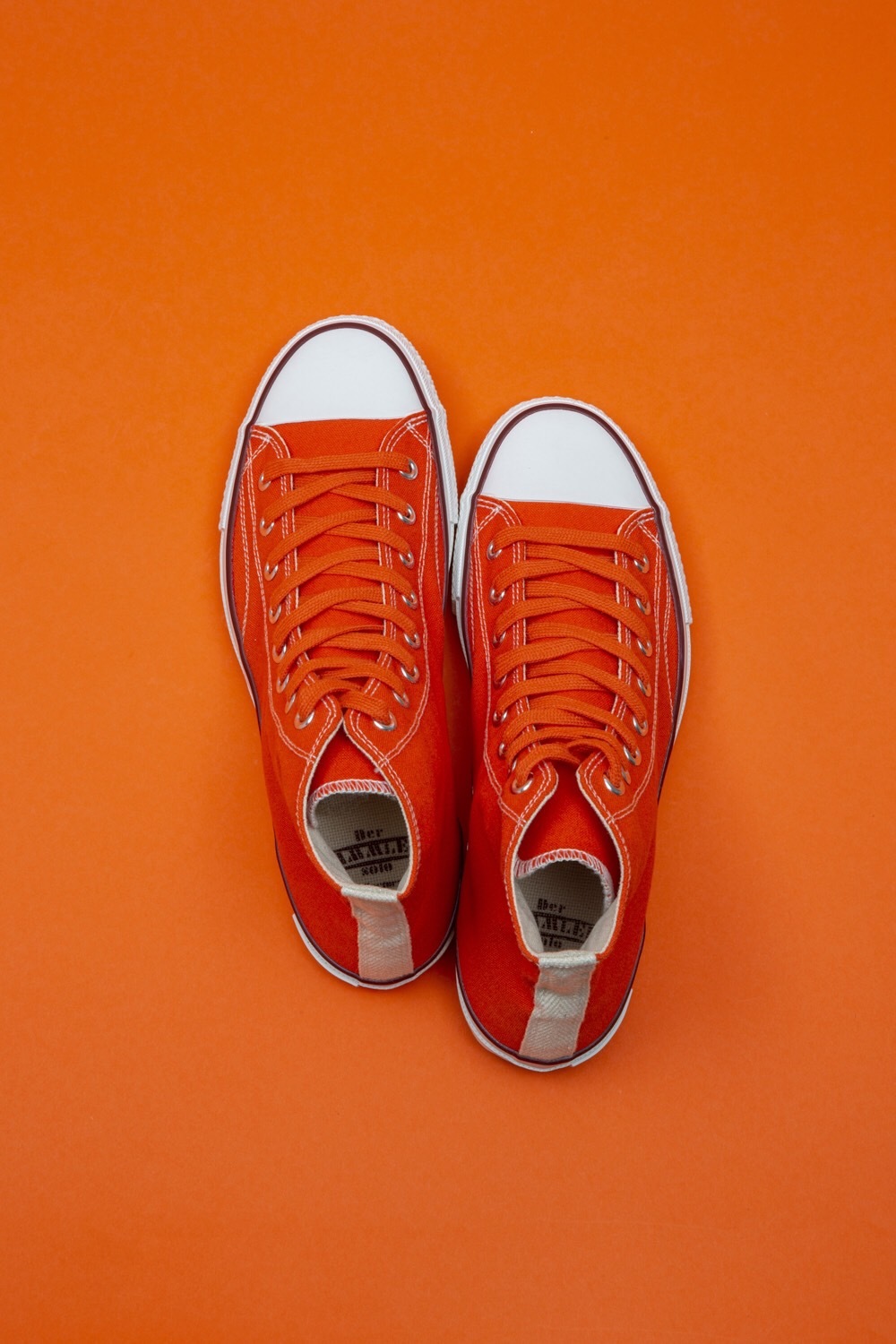 \"Re: Der SAMMLER solo × TheThreeRobbers ARMY GYM SHOES HI ORANGE #5\"ってこんなこと。_c0140560_13425289.jpg