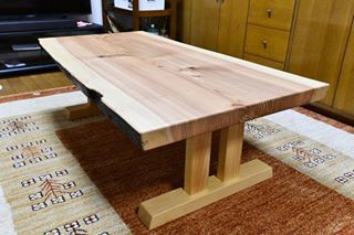 焼杉の座卓をリメイク : woodworks 季の木 日々を愉しむ無垢の