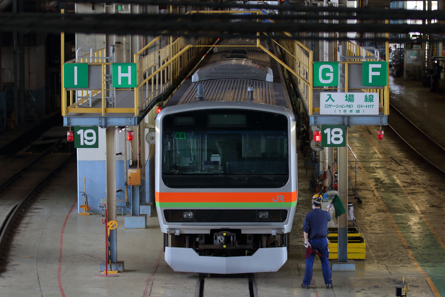 E231系3000番代 ハエ41編成がワンマン化改造される_b0353411_23170824.jpg