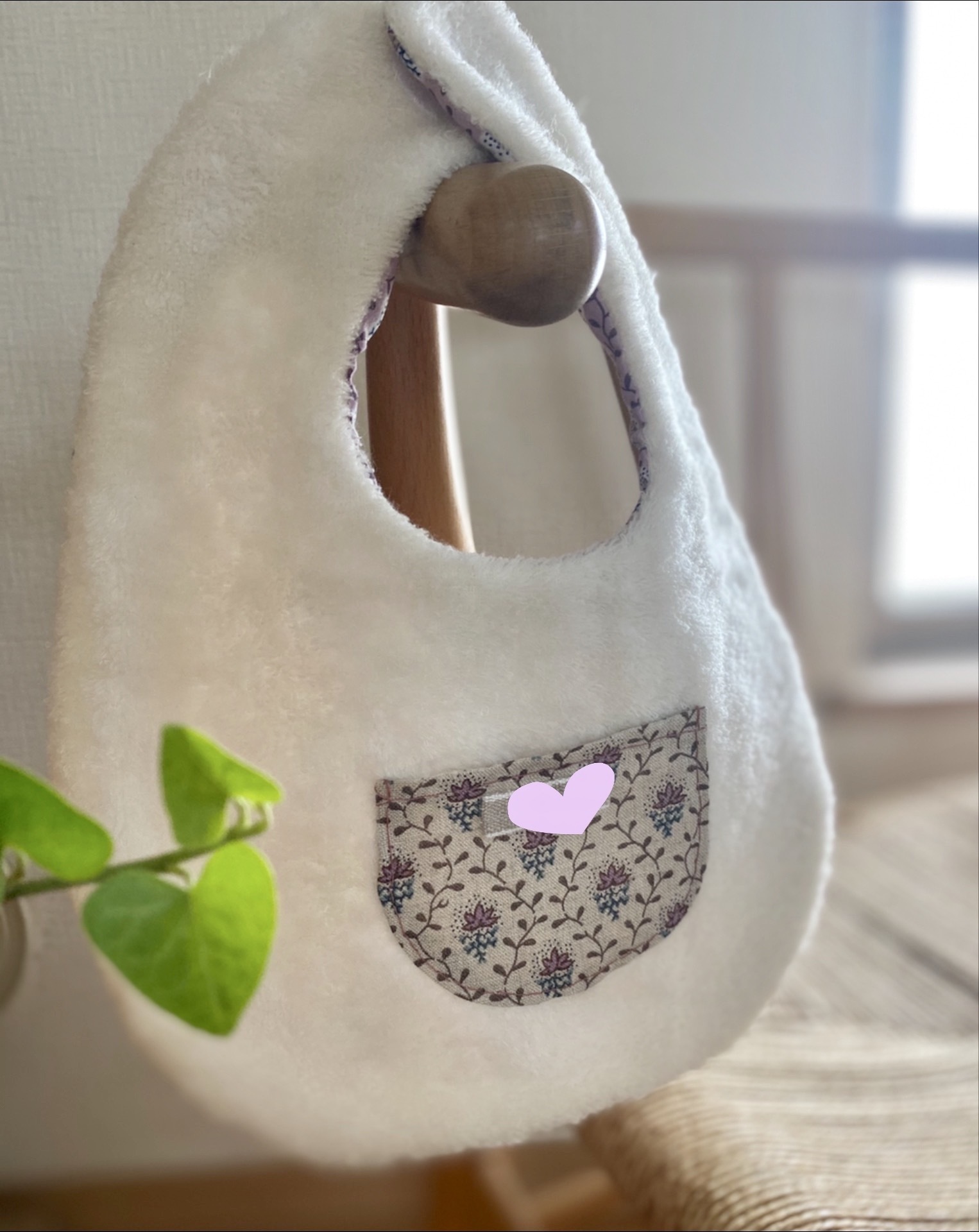 baby shoes &bib ② リネン×ソレイアード_a0165160_10375053.jpg