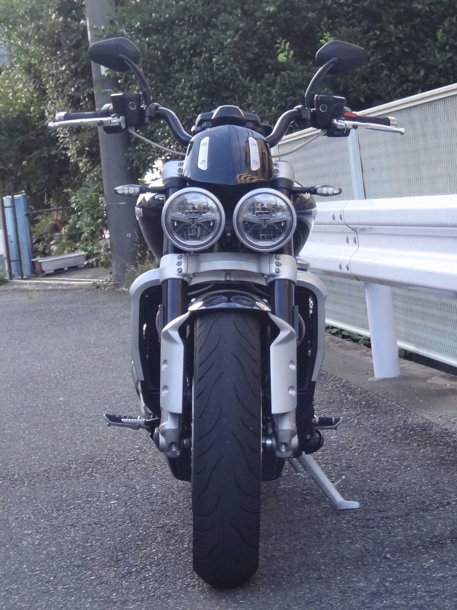 トライアンフ ロケット3GT 純正ミラー バーエンドミラー 右側 【公式通販】