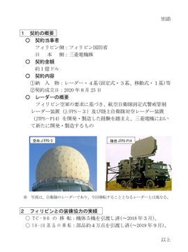 フィリピンへの三菱電機製防空レーダー輸出契約の成立に抗議します_a0336146_16415847.jpg