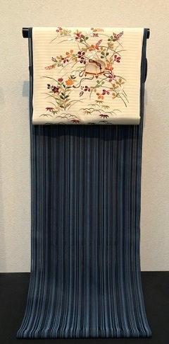 夏物セール・野口さんの秋草の夏帯・小紋。_f0181251_19002093.jpg