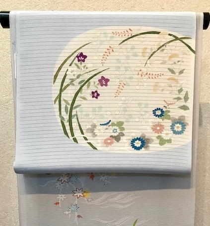 夏物セール・野口さんの秋草の夏帯・小紋。_f0181251_19045185.jpg