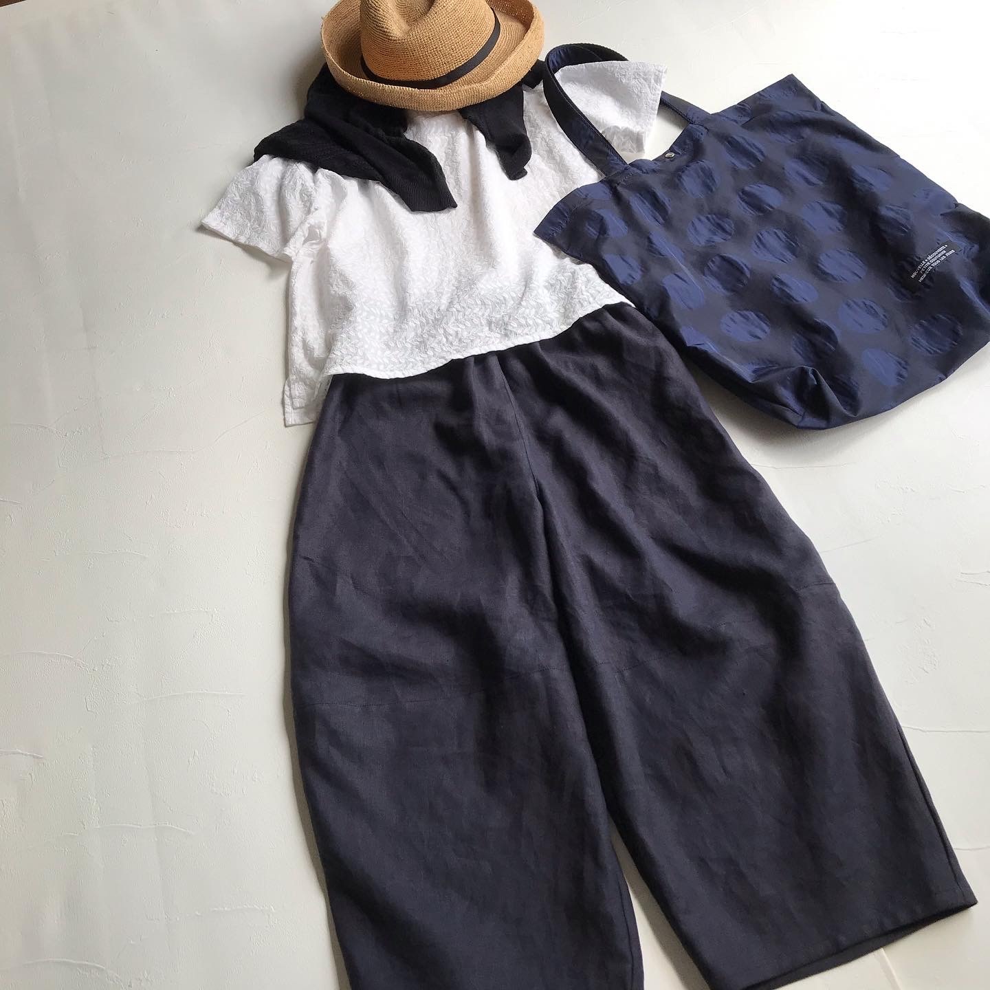 リネンでコクーンパンツ作りました Flora 大人服とナチュラル雑貨 リネンでコクーンパンツ作りました Flora 大人服とナチュラル雑貨