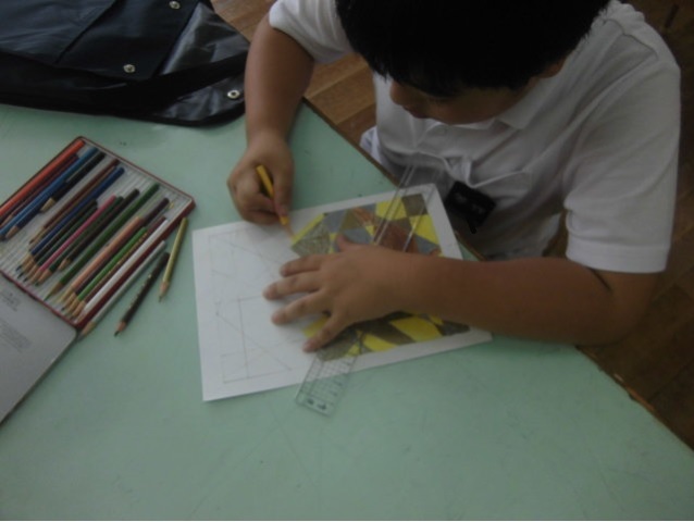 塗り絵パズル 特別支援学級の授業 図工美術okayama