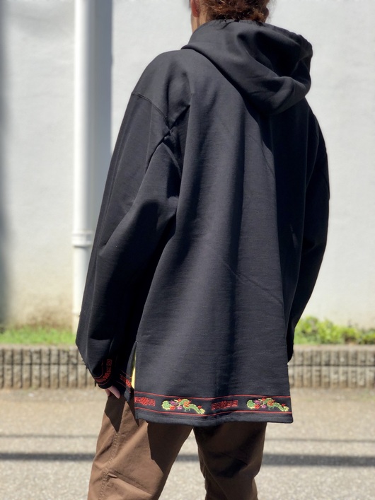 doublet ra-men embroidery hoodie