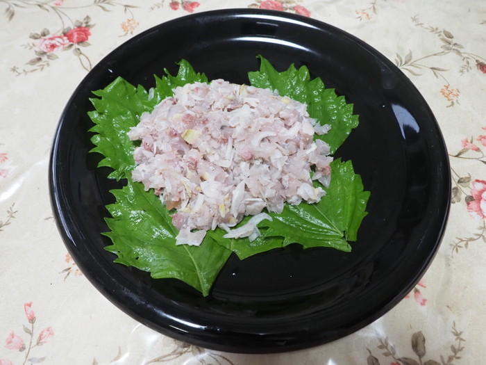 夫の釣果とその後(たたき)_c0116915_00175236.jpg