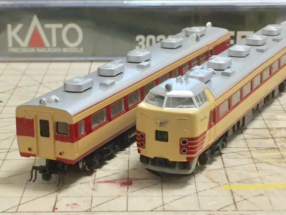 KATO 485系の入線整備(2) - 入線車両