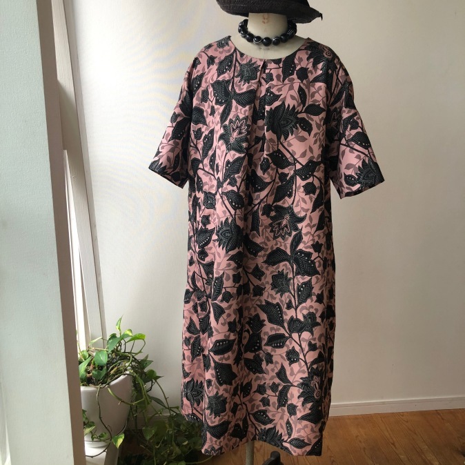 着物リメイク・シルクウールのお着物からワンピース_d0127925_12173677.jpg