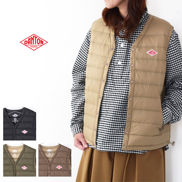 DANTON [ダントン W/INNER DOWN VEST V ダウンベスト [JD