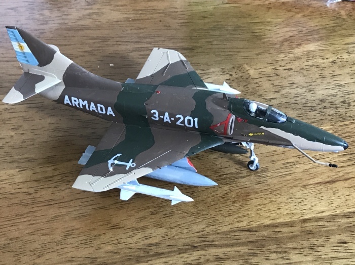 A4スカイホーク・アルゼンチン海軍機1/72_c0223634_11481729.jpeg