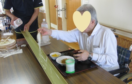 流しそうめん(やすらぎ)_a0112762_09553502.jpg