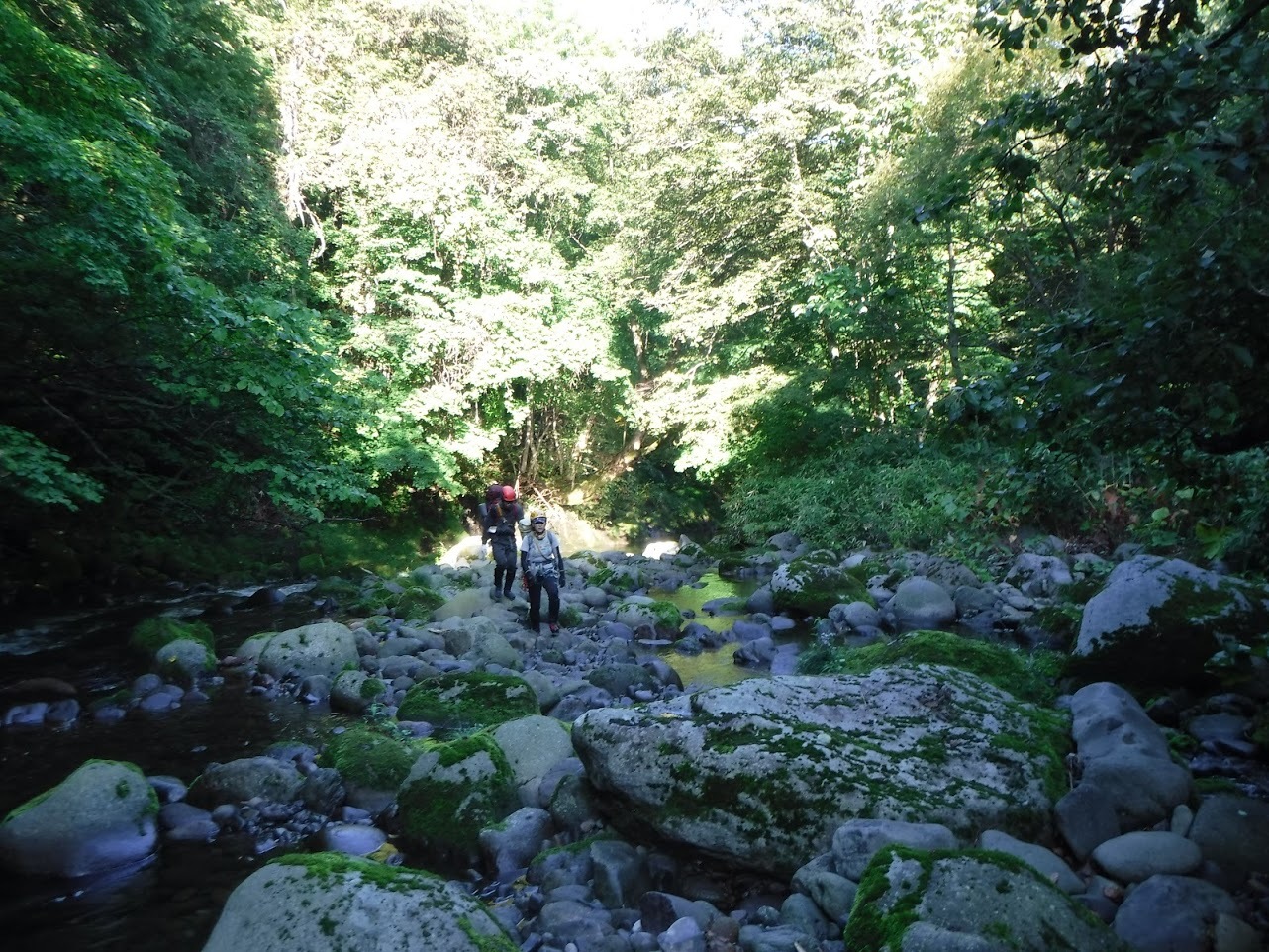 夏の終わりに余別川で沢登り_d0198793_08460731.jpg