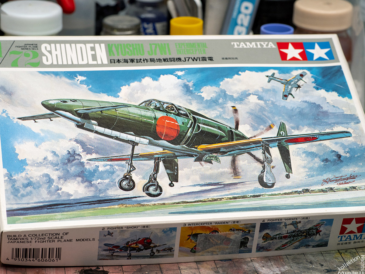 タミヤ 1/72 日本海軍試作局地戦闘機 J7W1 震電 : Nacht Modell タミヤ 1/72 日本海軍試作局地戦闘機 J7W1 震電 : Nacht Modell