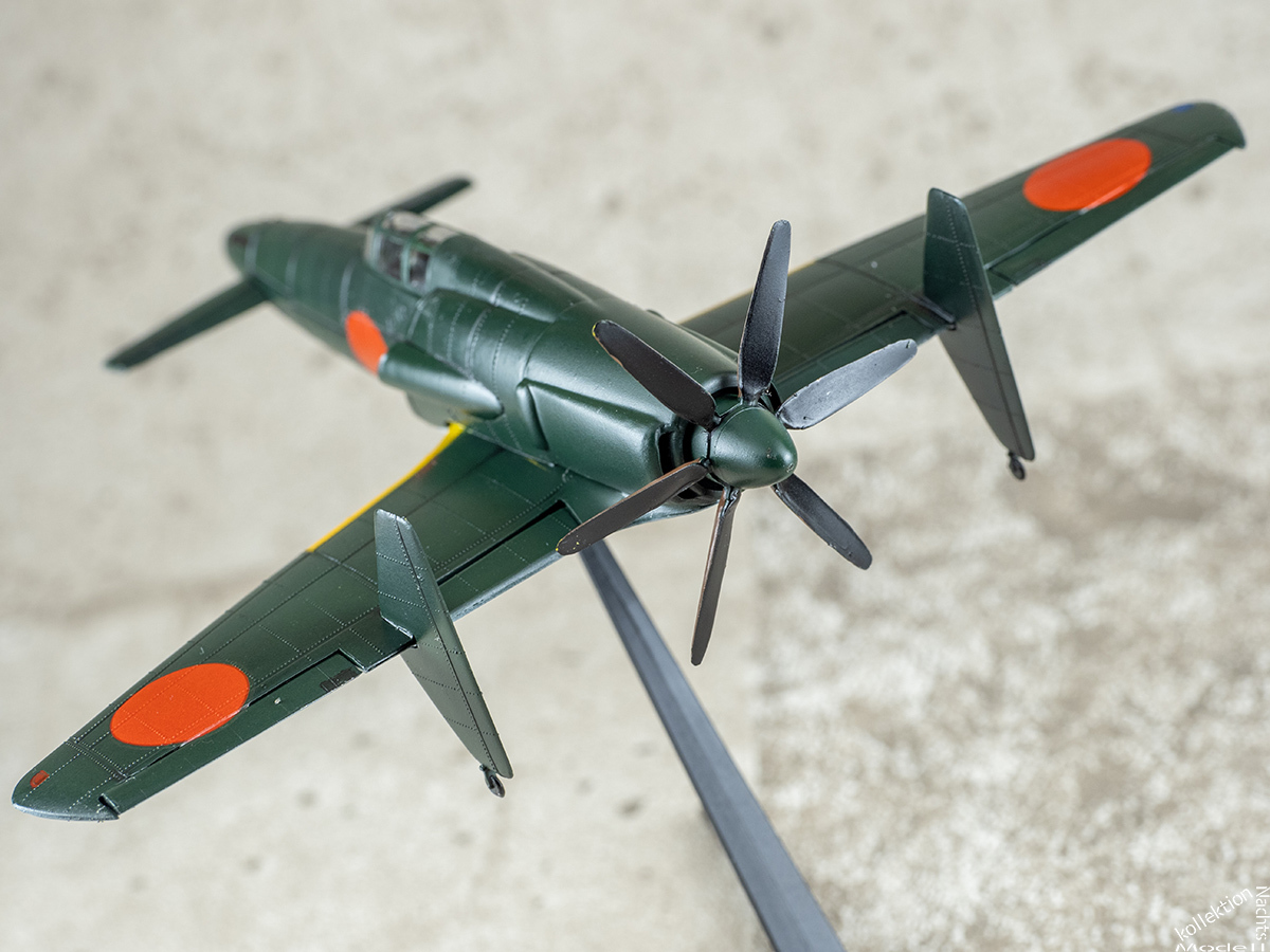 タミヤ　震電完成品　1/72 震電 （タミヤ 1/72)を作る 飛行機プラモデル製作特集