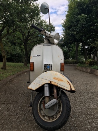 1980年 Piaggio Vespa P200E 白 17,000km_f0123137_15254506.jpg