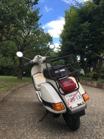 1980年 Piaggio Vespa P200E 白 17,000km_f0123137_15344312.jpg