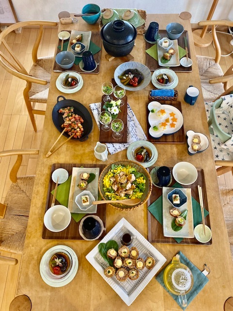 happy table 孫にスコッチエッグを作って♪_a0165160_10240764.jpg