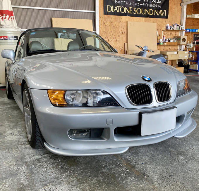 ココア BMW Z3 カーオーディオ デッキ Z3をナカミチデッキ＆オーディソン3wayスピーカーでサウンド