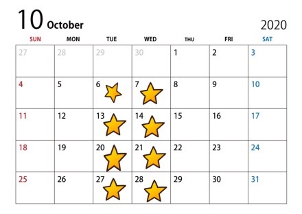 9月・10月・11月・12月 店休日のお知らせ♪_c0150233_09411107.jpg