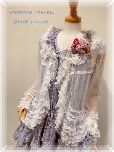 新作①☆花迷子のハチドリプリント : 札幌 PINKHOUSE INGEBORG 新作①☆花迷子のハチドリプリント : 札幌 PINKHOUSE INGEBORG