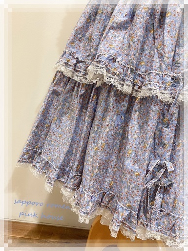 新作①☆花迷子のハチドリプリント : 札幌 PINKHOUSE INGEBORG 新作①☆花迷子のハチドリプリント : 札幌 PINKHOUSE INGEBORG