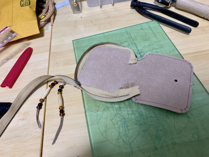 ルアーワレット レザー 渓流 ルアーケース 自作 ハンドメイド