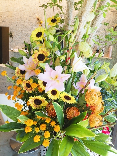 祝開店 スタンド花 ブランシュのはなたち