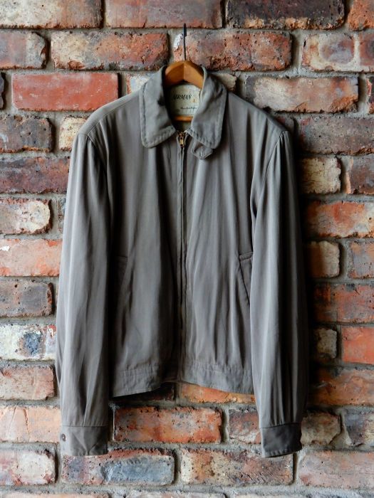 60S AIRMAN GABARDINE SOLID JACKET--RECOMMEND-- : 38CLOTHING BLOG