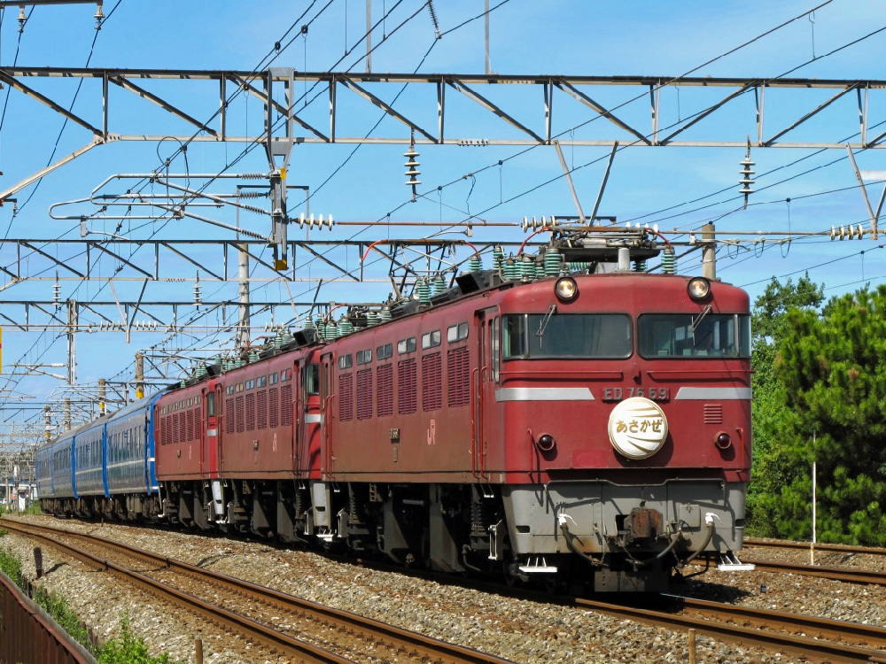 ED76三重連あさかぜ（2010年9月） : ポン太の写真帳別館