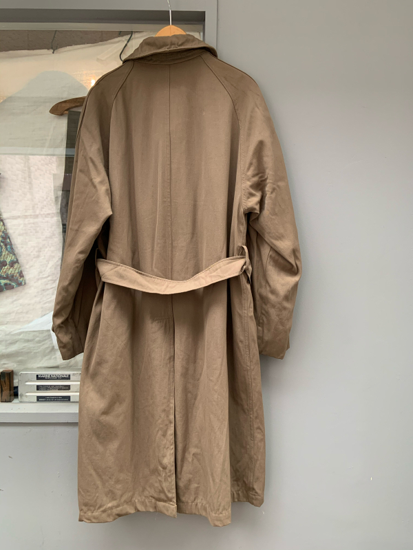 60s〜british army wool gabardine rain coat : Mikihimeji's Blog