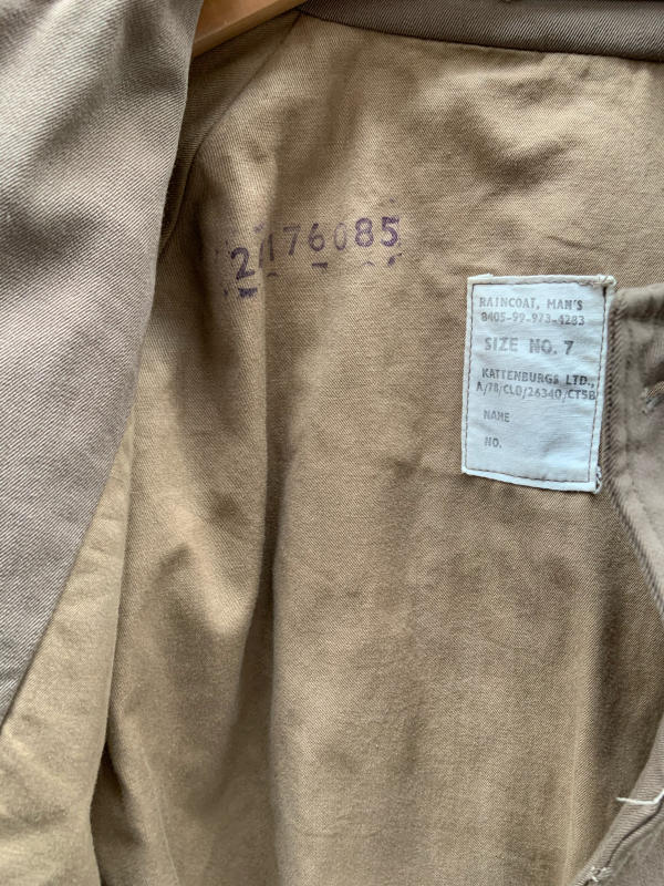 60s〜british army wool gabardine rain coat : Mikihimeji's Blog 60s〜british army wool gabardine rain coat : Mikihimeji's Blog